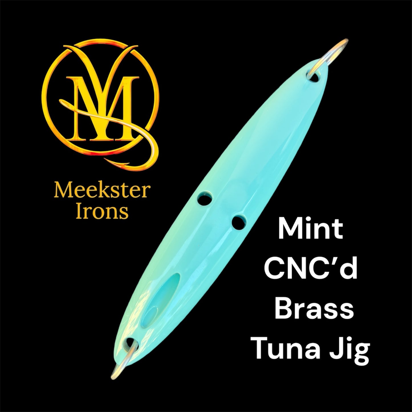 Mint Brass CNC Tuna Jig by Meekster Irons