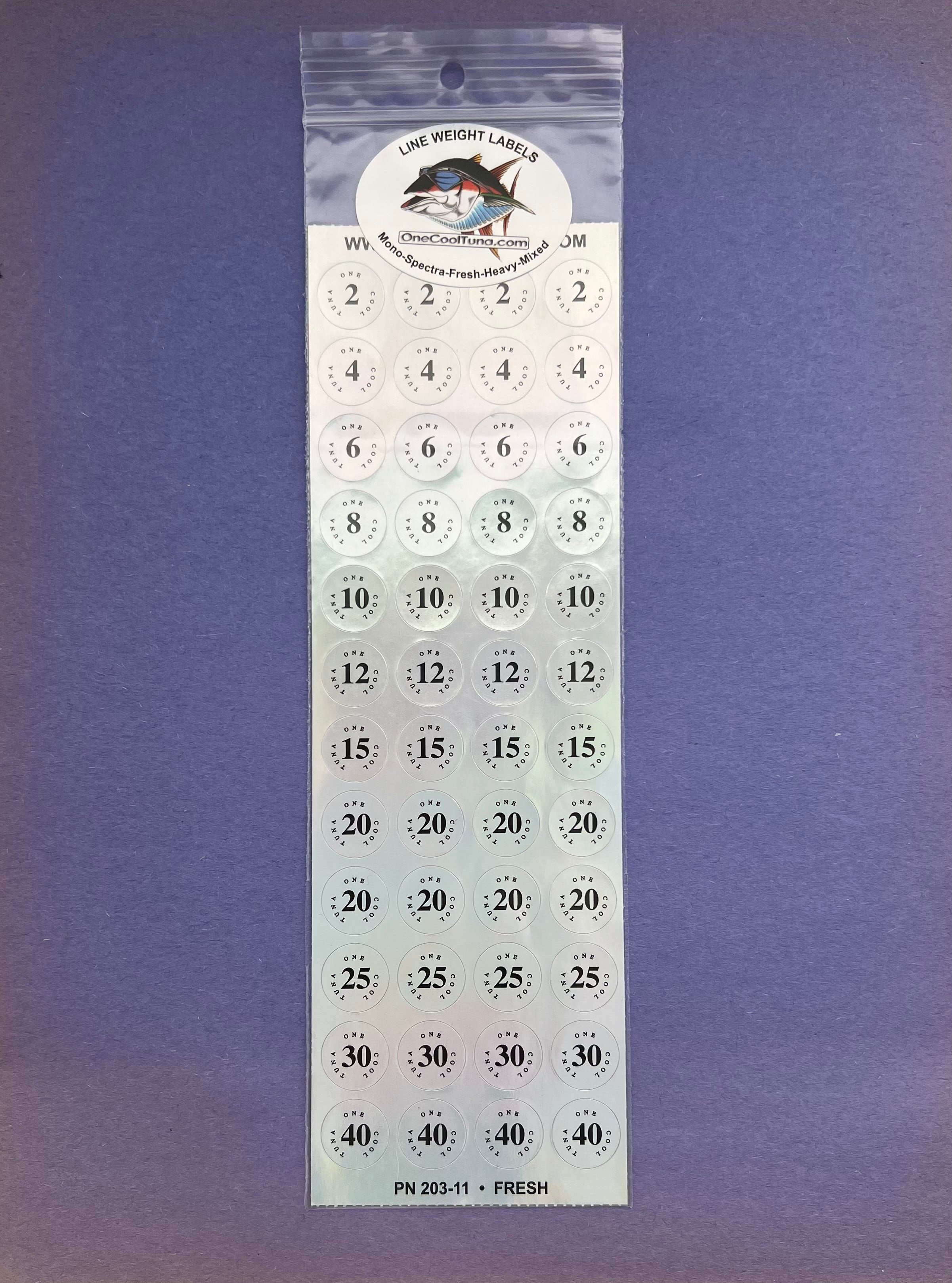 Fishing Line Labels - Freshwater | UV Coated Reel Stickers – Pacific ...
