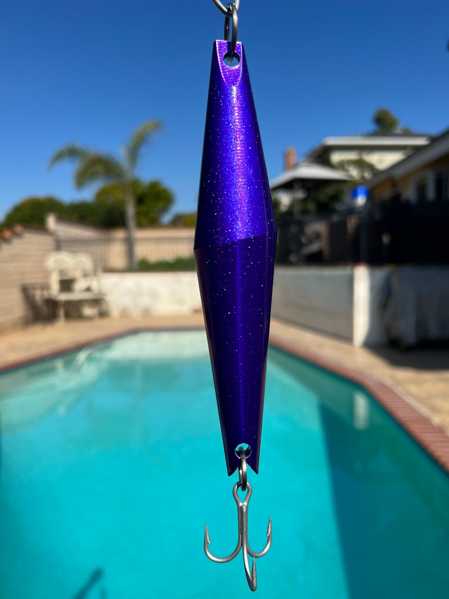 Purple Sparkle CNC Surface Iron by Meekster Irons