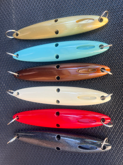 Brass CNC Tuna Jig by Meekster Irons : Bone