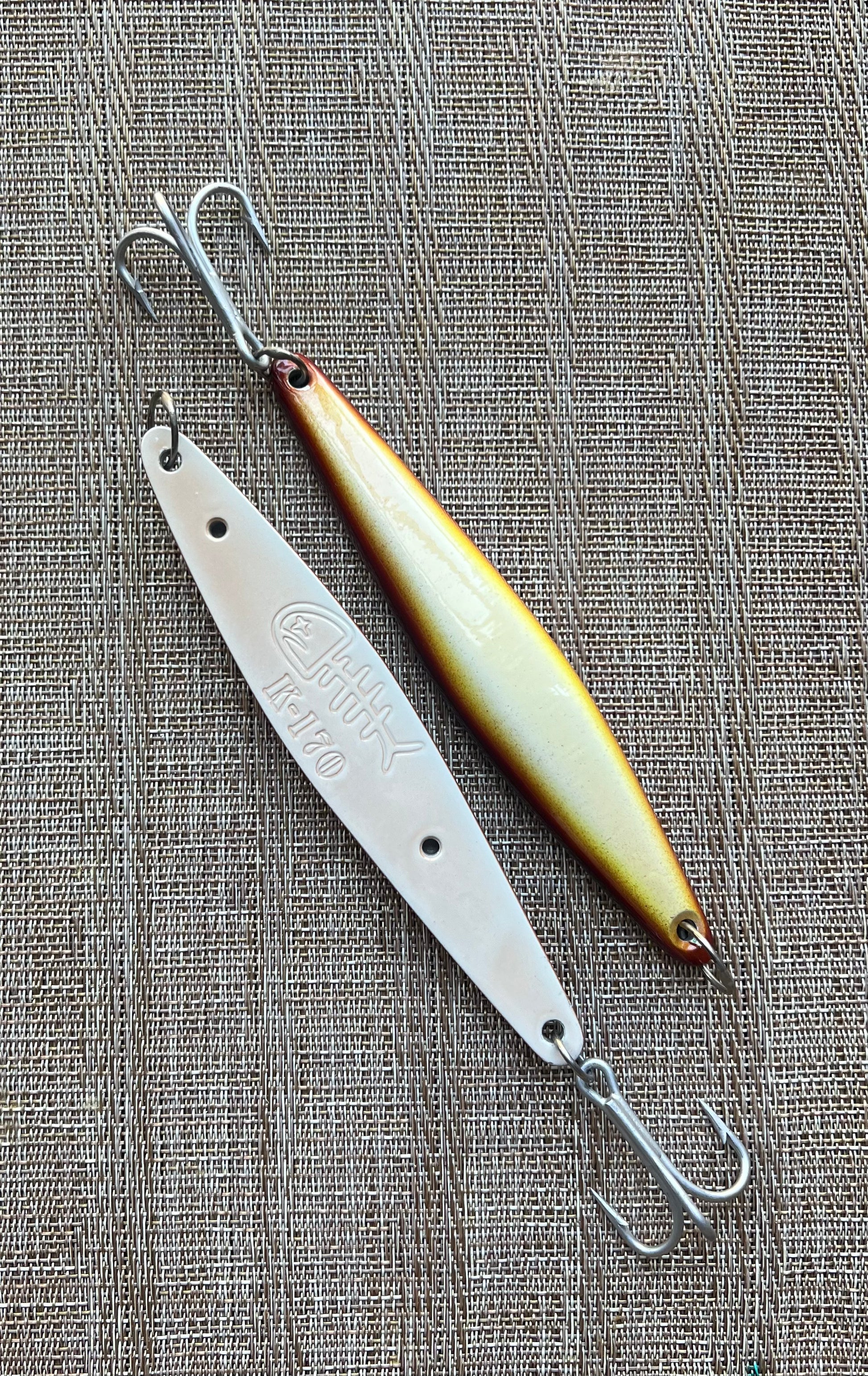 cnc router fishing lures K-170 Surface Iron Scrambled Egg