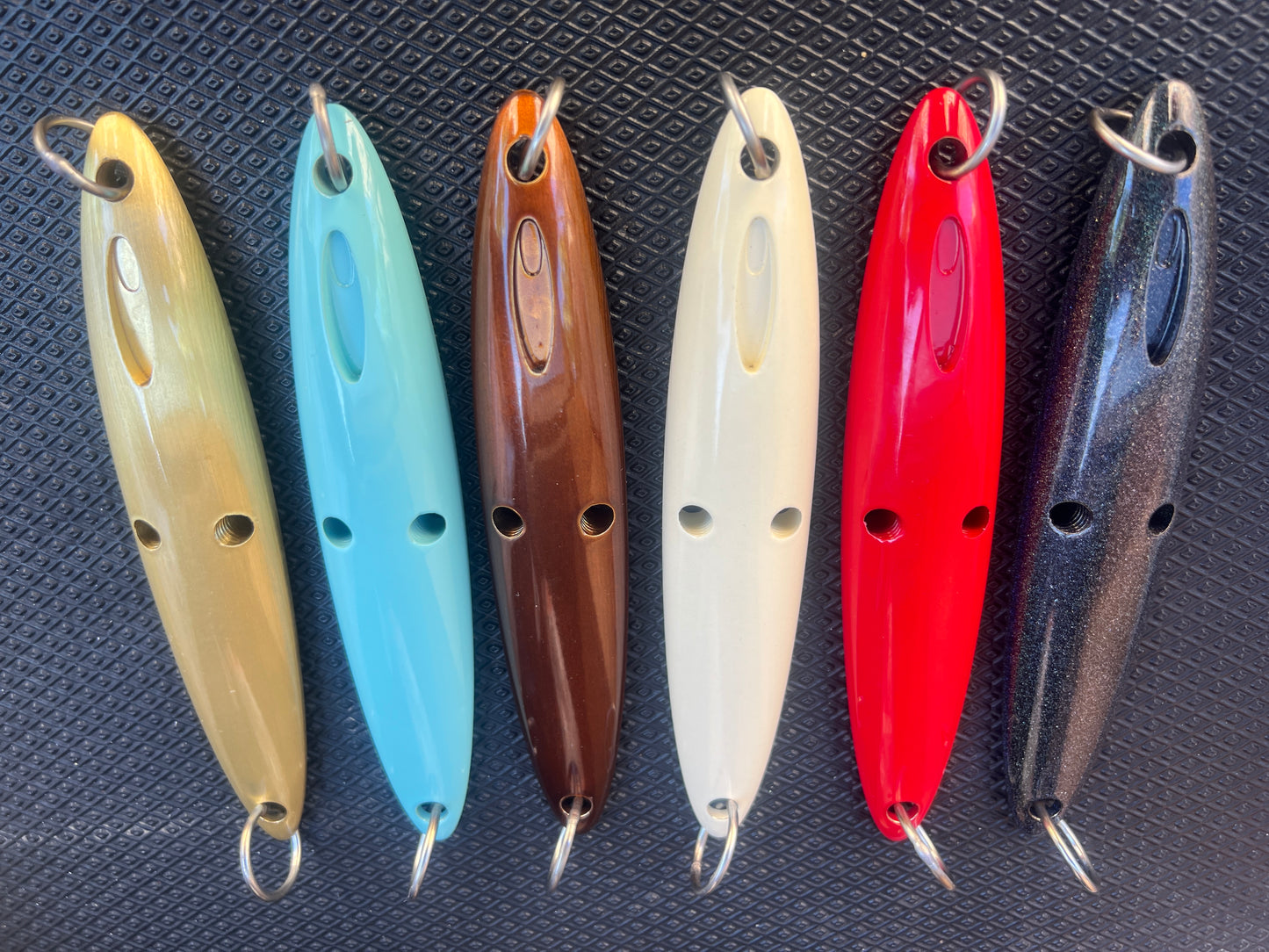 Brass CNC Tuna Jig by Meekster Irons : Bone