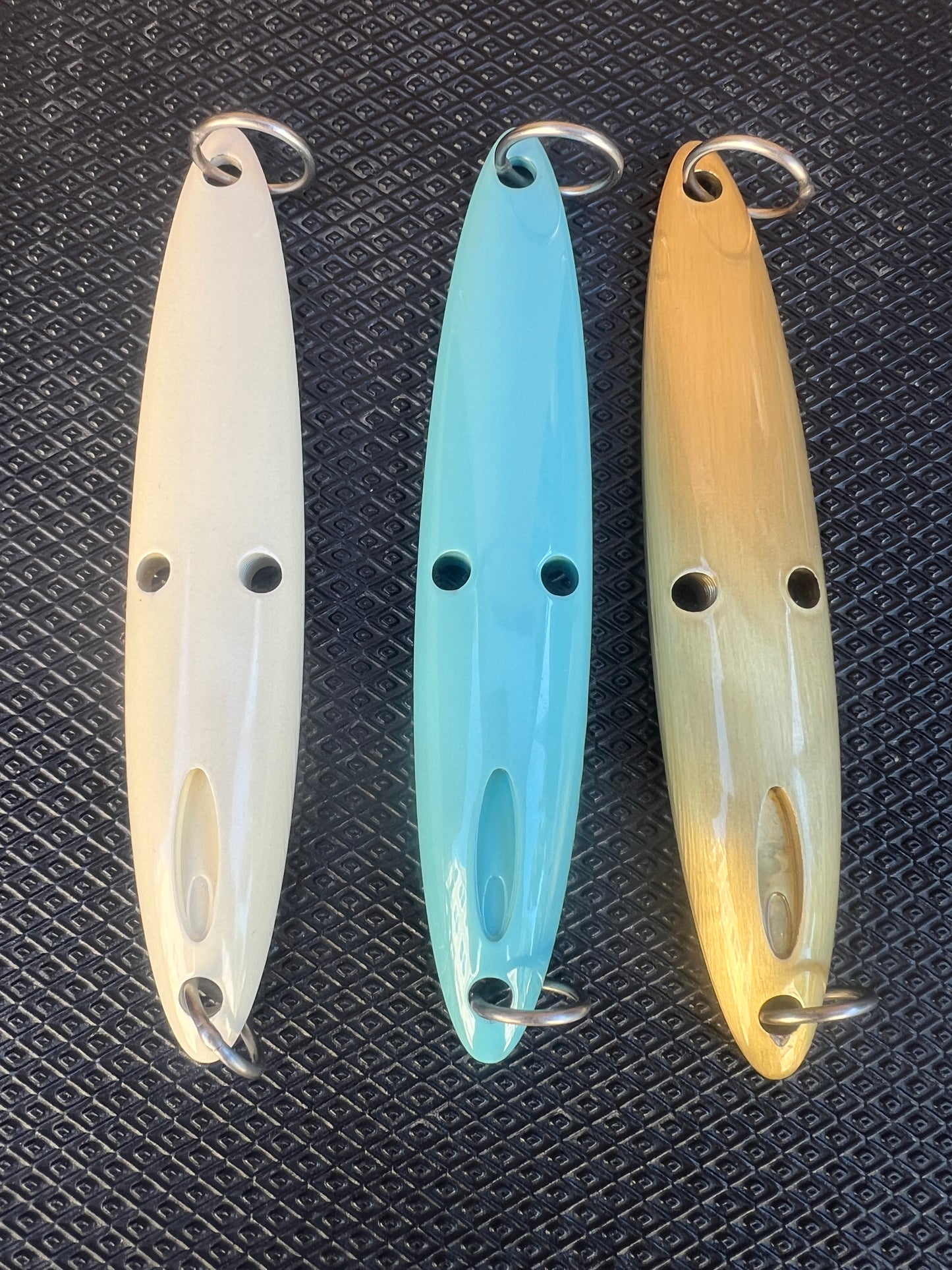 Brass CNC Tuna Jig by Meekster Irons : Bone