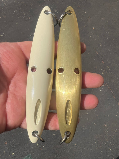 Brass CNC Tuna Jig by Meekster Irons : Bone